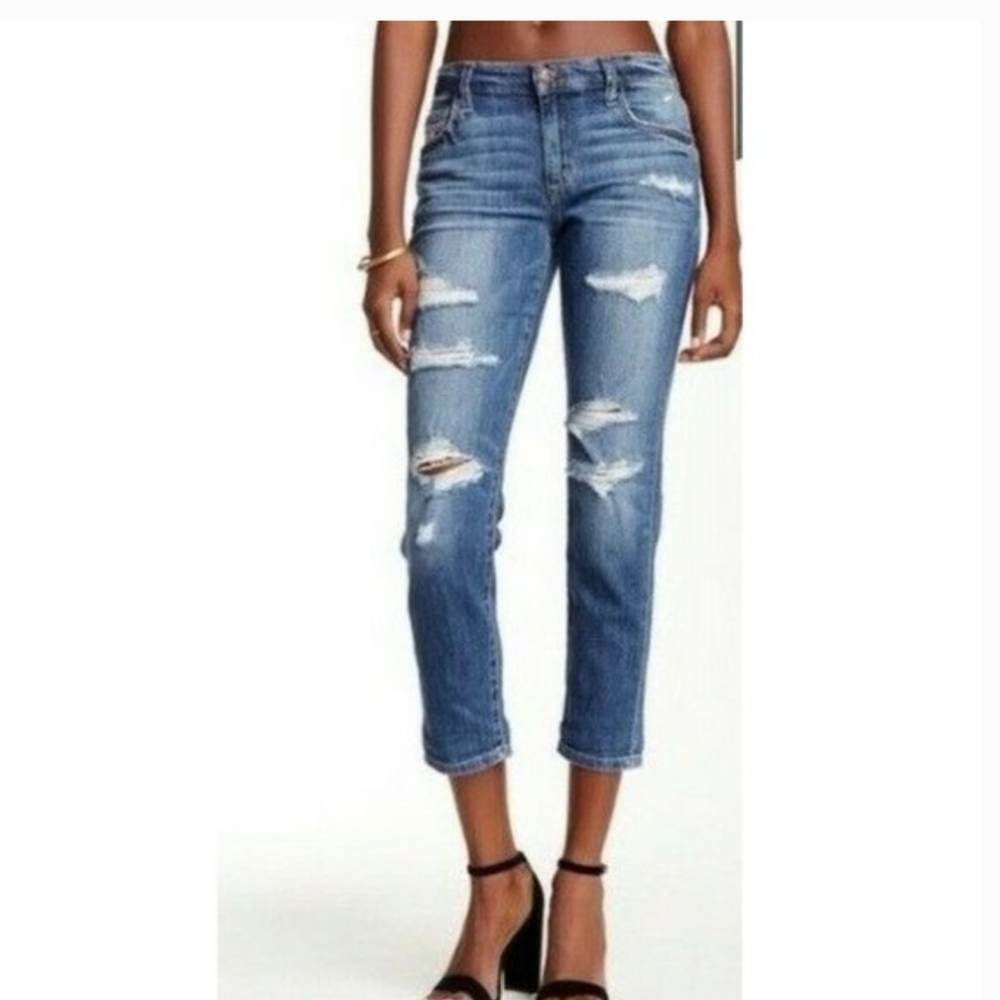 Joes Jeans Boyfriend Slim Distressed Denim Jeans